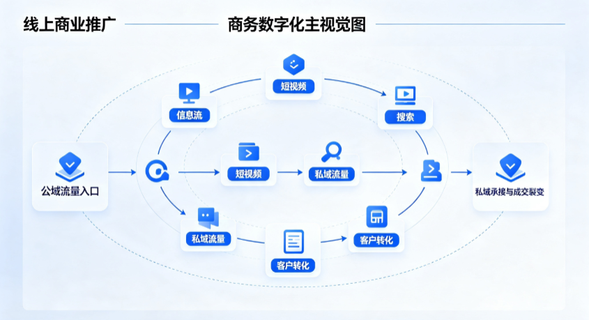东丽区线上商业推广怎么做？全域流量闭环搭建与低成本转化实战指南